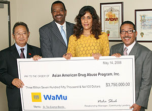 Watanabe, Banner, Shah and Wesson with WaMu Check